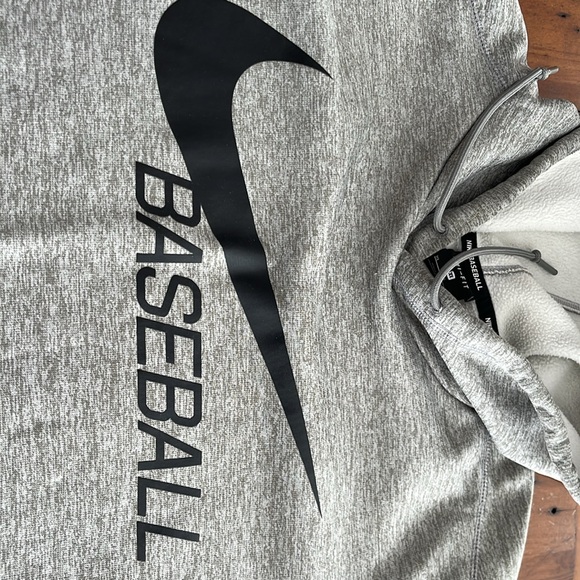 Nike Gray Baseball Hoodie - Picture 4 of 4